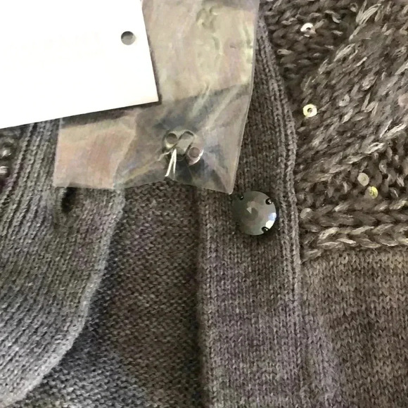 NY&C size small button up sweater cardigan gray - Picture 6 of 15